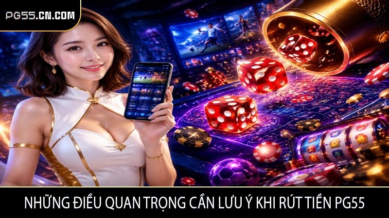 Những điều quan trọng cần lưu ý khi rút tiền PG55