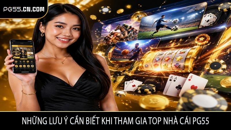 Những lưu ý cần biết khi tham gia top nhà cái PG55