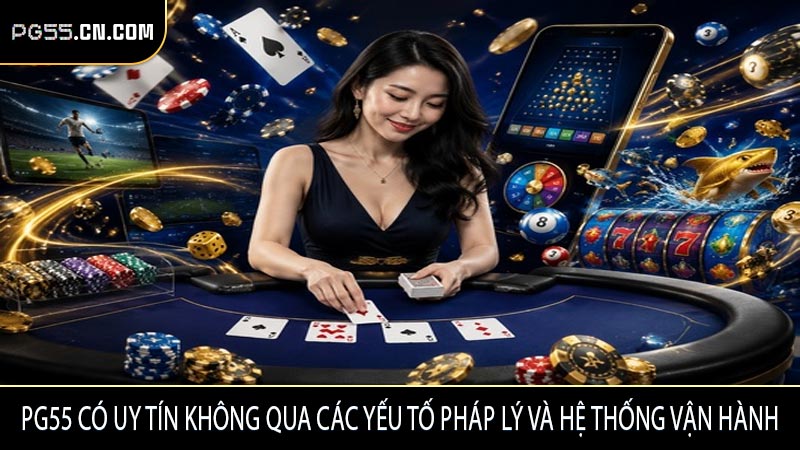 PG55 có uy tín không qua các yếu tố pháp lý và hệ thống vận hành