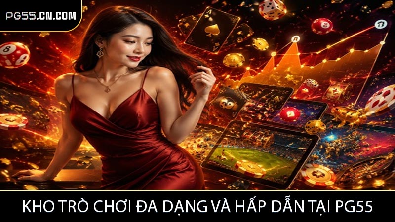Kho trò chơi đa dạng và hấp dẫn tại PG55
