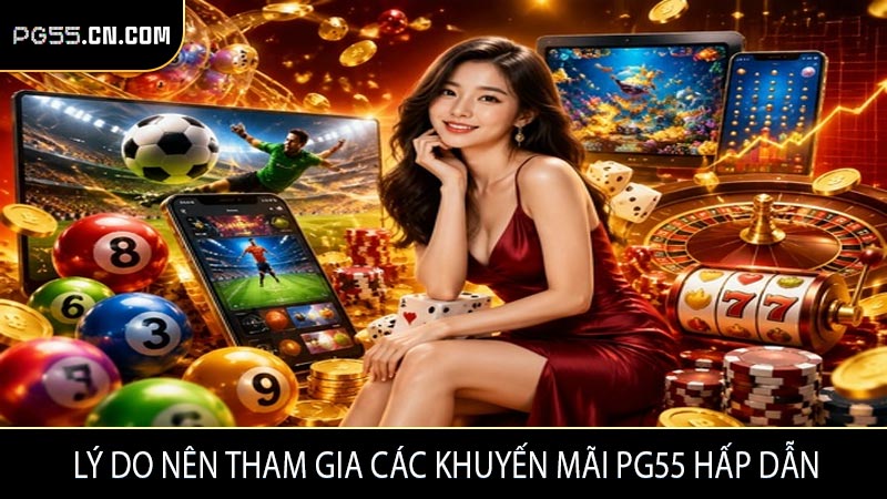 Lý do nên tham gia các khuyến mãi PG55 hấp dẫn